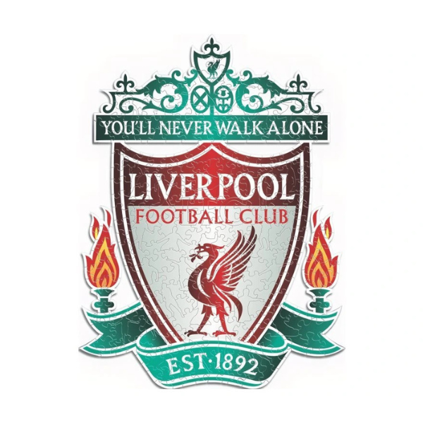 Drevené puzzle FC Liverpool - znak klubu