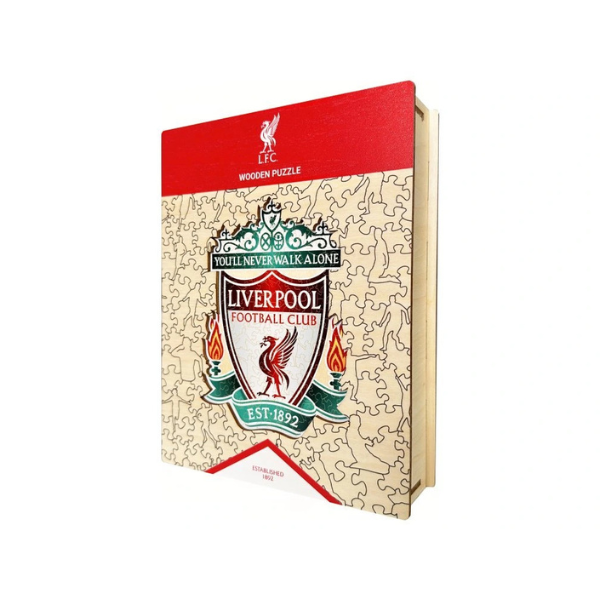 Drevené puzzle FC Liverpool - znak klubu